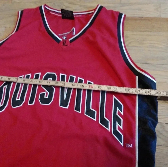 Colosseum Athletics Stitched Louisville Basketball Jersey #1 - Picture 3 of 8